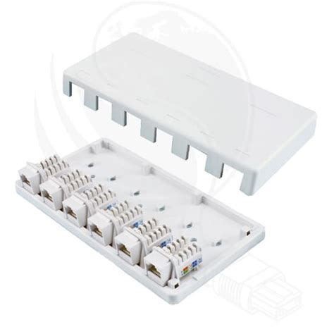 rj45 junction box|rj45 surface mount network jack.